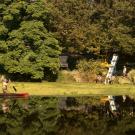 Photo: Clearing algae and weeds from Lake Spafford.