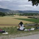 The Italian countryside is the subject for these artists in a Summer Abroad course, Painting in Rome and Umbria, led by art professor Gina Werfel.