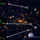 Distant galaxy imaged