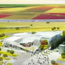 Manetti Shrem, aerial view, rendering