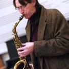 Mike McMullen leads the UC Davis Jazz Band.