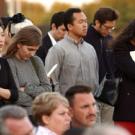 Medical students Jolene Chang, Alison Russell, David Law and Roxanne Aga join others in observing a moment of silence during last week&rsquo;s Donated Body Program memorial. Later, Danit Ariel of the class of 2007 takes part in the memorial tree-pla