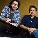 Photo: musicians Kurt Rohde, left, and Pablo Ortiz at piano