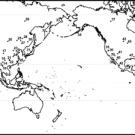 World map showing the 53 Eurasian and New World populations whose DNA was sampled for this study.