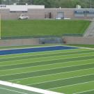 Photo: New artificial turf at Aggie Stadium