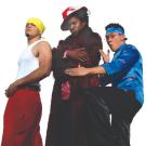 N*W*C* performers Rafael Agustin, Miles Gregley and Allan Axibal.