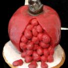 Photo of artist's work: Pomegranata, ceramic.