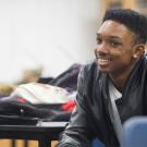 Chris Robinson in the SAYS classroom