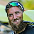 Photo: Seth Weil with boat partially on his shoulder