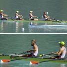 Photo: Seth Weil in U.S. men's-4 team competition