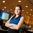 Nicole Sitkin during Grand Rounds at the UC Davis Medical Center