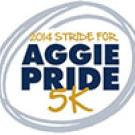 Graphic: Stride for Aggie Pride 5K logo, 2014