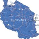 Tanzania map
