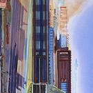 Painting: Wayne Thiebaud's 1987 "Hill Street"