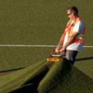 Photo: Turf installation at Dairy Road Intramural Field