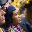 Students at commencement.