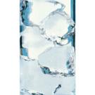 photo: glass filled with water and ice