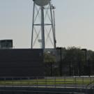 Workers from Jeffco Painting & Coating Inc. of Vallejo prepare the Utility Tower No. 1 for painting last week. The seats in the foreground are on east side of the new stadium. People sitting on the west side will have a perfect view of the fresh