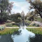 Artist's rendering: Weirs in the Arboretum Waterway