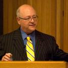 UC President Mark G. Yudof addresses the Academic Senate at Berkeley on April 23.