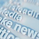 Composite shot of computer screen with news, social media, in headlines