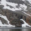 Ireland Lake in California's Sierra Nevada is among the small alpine lakes UC Davis researchers monitored to learn about how the lakes behave in the winter. (Adrianne Smits, UC Davis)