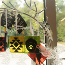 Glass keychains can be purchased at the Gorman Museum of Native American Art (Gregory Urquiaga/ UC Davis). 