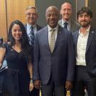 4 Aggie Regents with Chancellor May