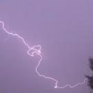 Lightning in the sky 