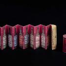 Illustrations of wine and literature on black background