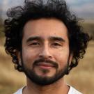 Combined photo of Javier Zamora and cover of his book, ‘Solito: A Memoir’