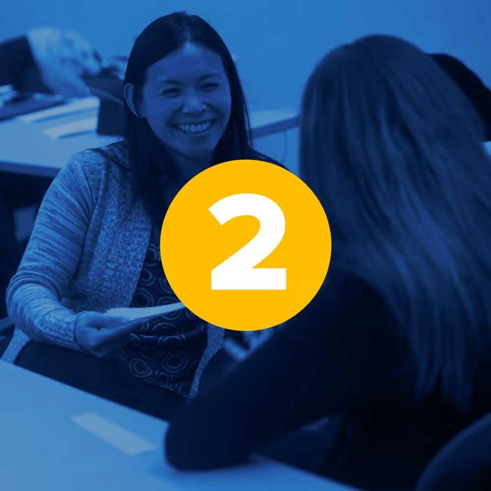 Students in class talking