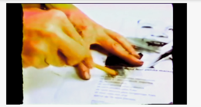 rauschenberg video image