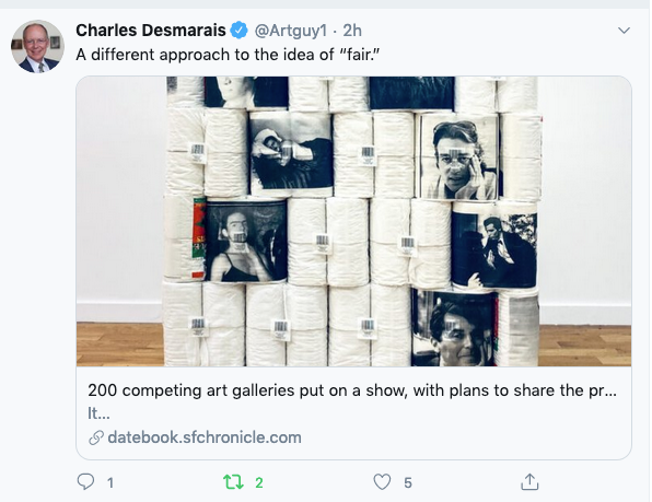 Tweet from SF Chronicle writer