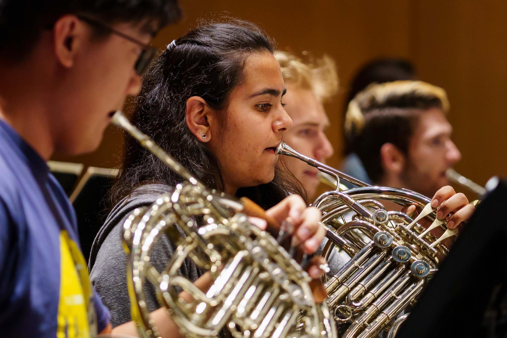 symphony orchestra practice